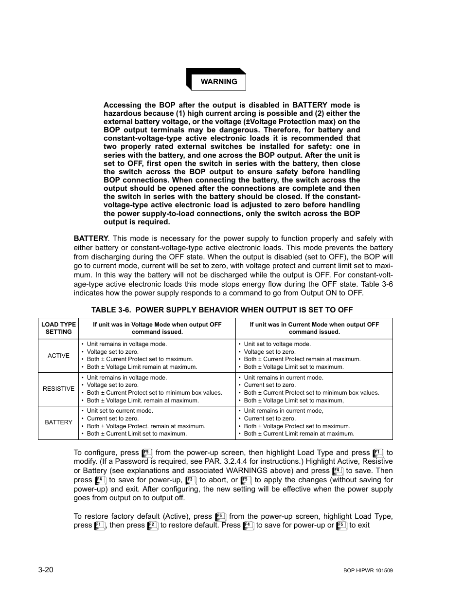 E 3-6 fo, 6 in | KEPCO BOP 1KW-MG Operator Manual, Firmware Ver.2.48 to 3.04 User Manual | Page 84 / 188