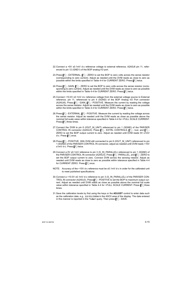 KEPCO BOP 1KW-MG Operator Manual, Firmware Ver.2.38 to 2.47 User Manual | Page 143 / 188
