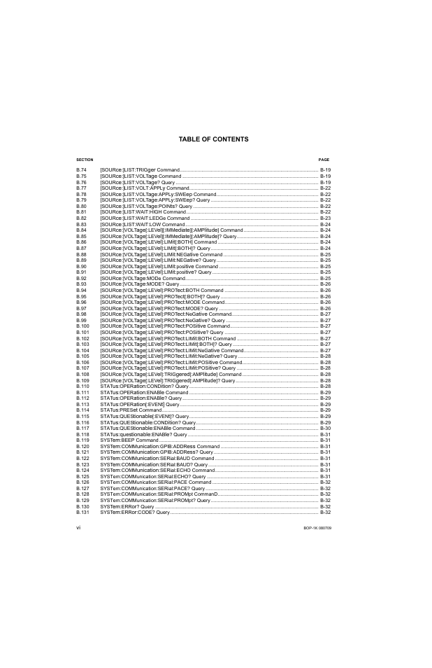 KEPCO BOP 1KW-MG Operator Manual, Firmware Ver.2.38 to 2.47 User Manual | Page 16 / 188