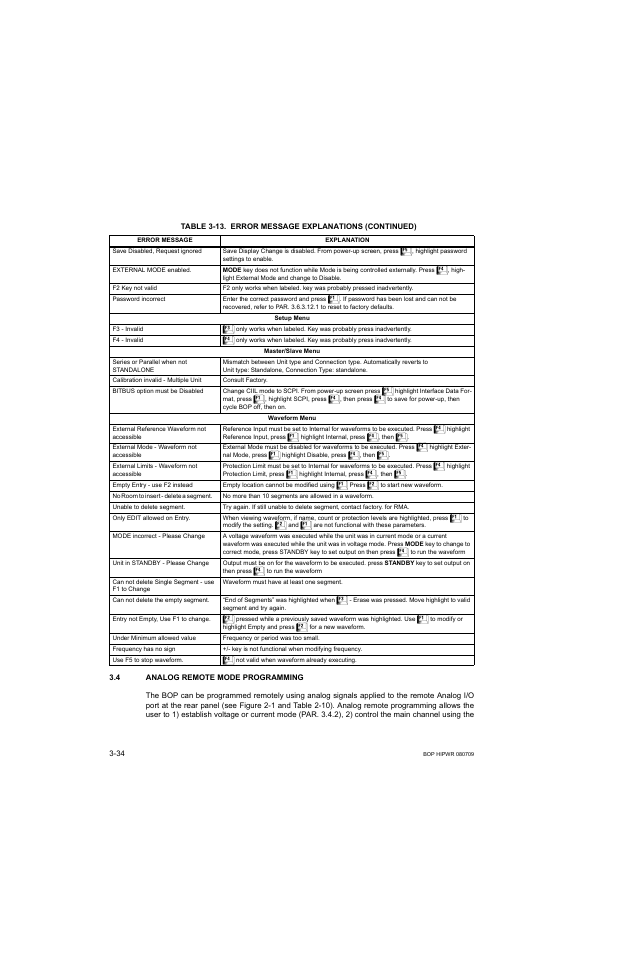 4 analog remote mode programming, Analog remote mode programming -34, R. 3.4) | Ar. 3.4 and | KEPCO BOP 1KW-MG Operator Manual, Firmware Ver.2.38 to 2.47 User Manual | Page 98 / 188