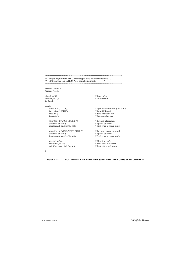 KEPCO BOP 1KW-MG Operator Manual, Firmware Ver.2.01 to 2.37 User Manual | Page 123 / 176