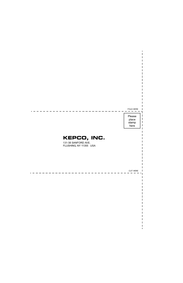 Kepco, inc | KEPCO BOP 1KW-MG Operator Manual, Firmware Ver.2.01 to 2.37 User Manual | Page 176 / 176
