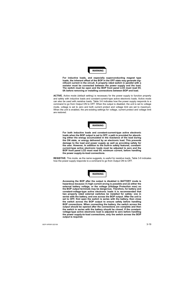 KEPCO BOP 1KW-MG Operator Manual, Firmware Ver.2.01 to 2.37 User Manual | Page 79 / 176