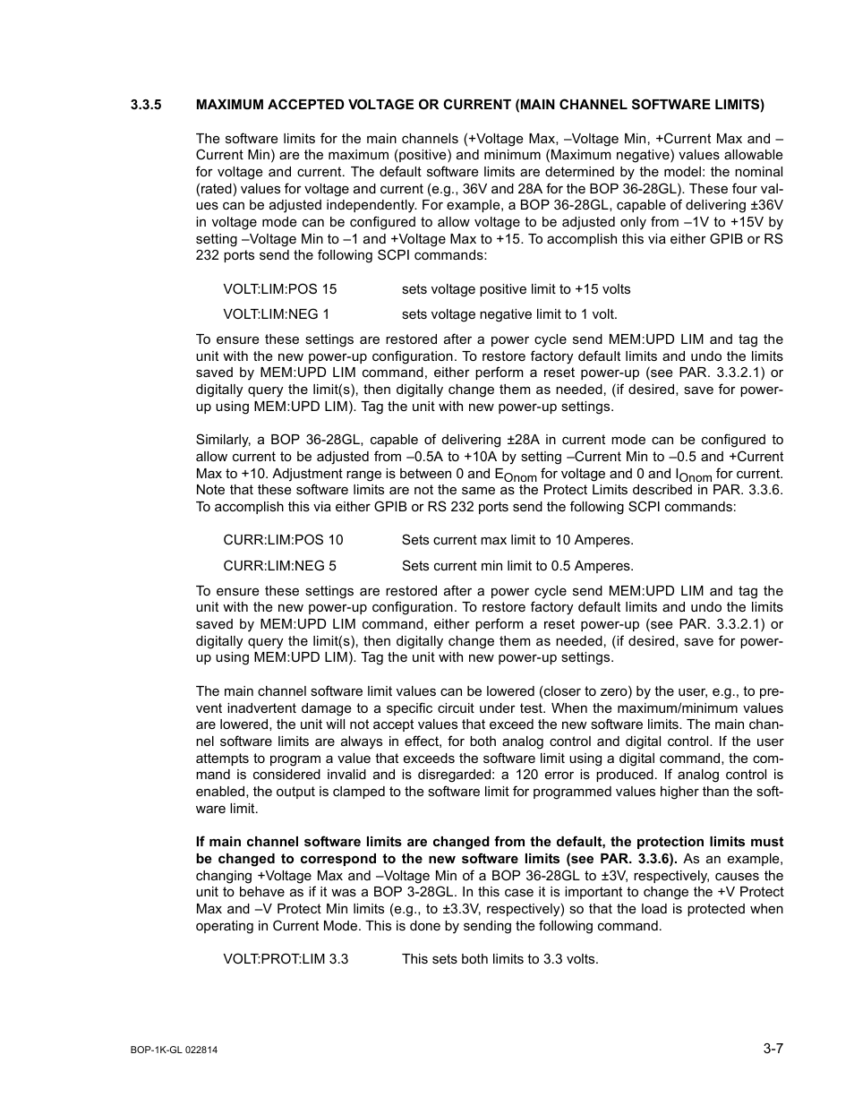 R. 3.3.5), Ar. 3.3.5) | KEPCO BOP-GL 1KW Operator Manual Firmware Ver.3.05 and higher User Manual | Page 69 / 168