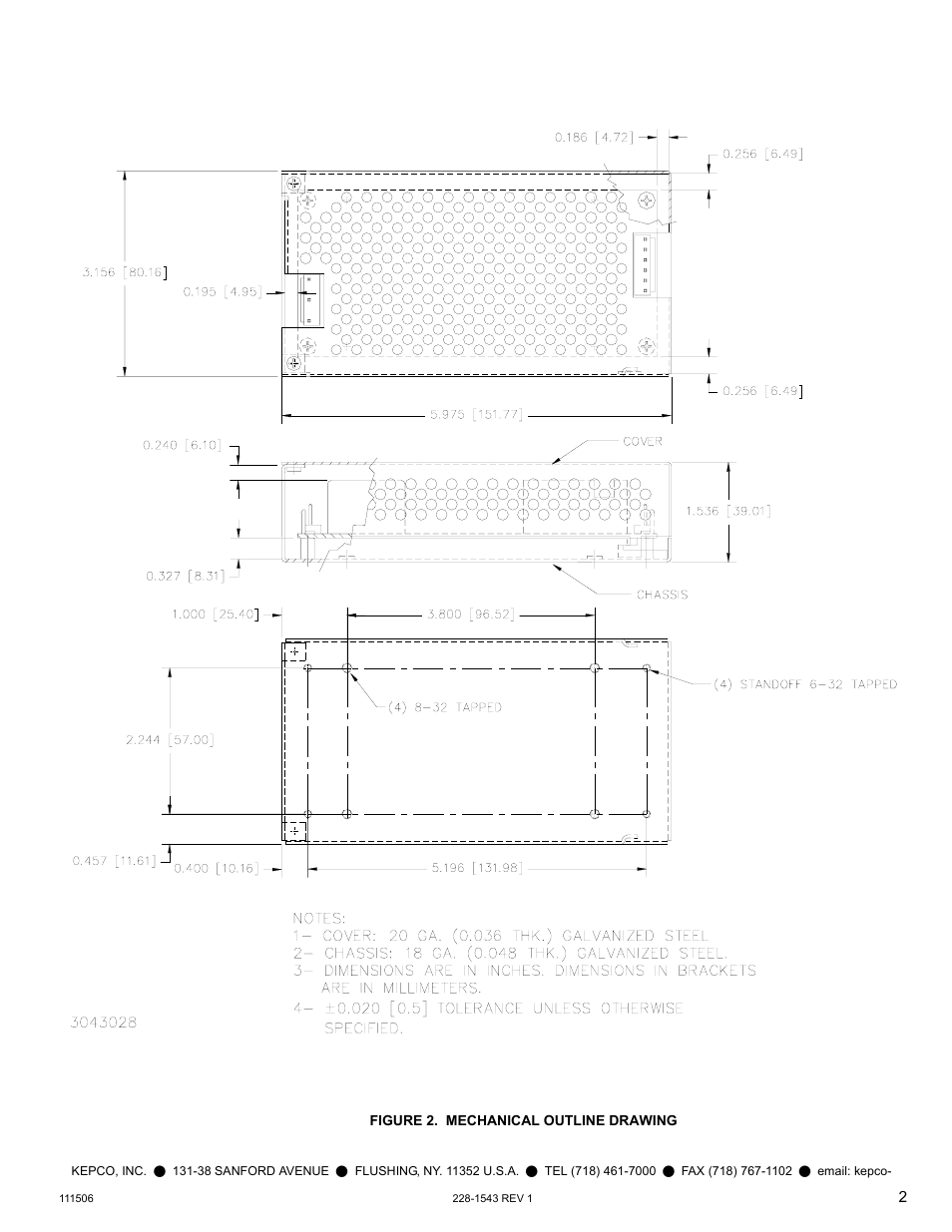 KEPCO CA 40 User Manual | Page 2 / 2