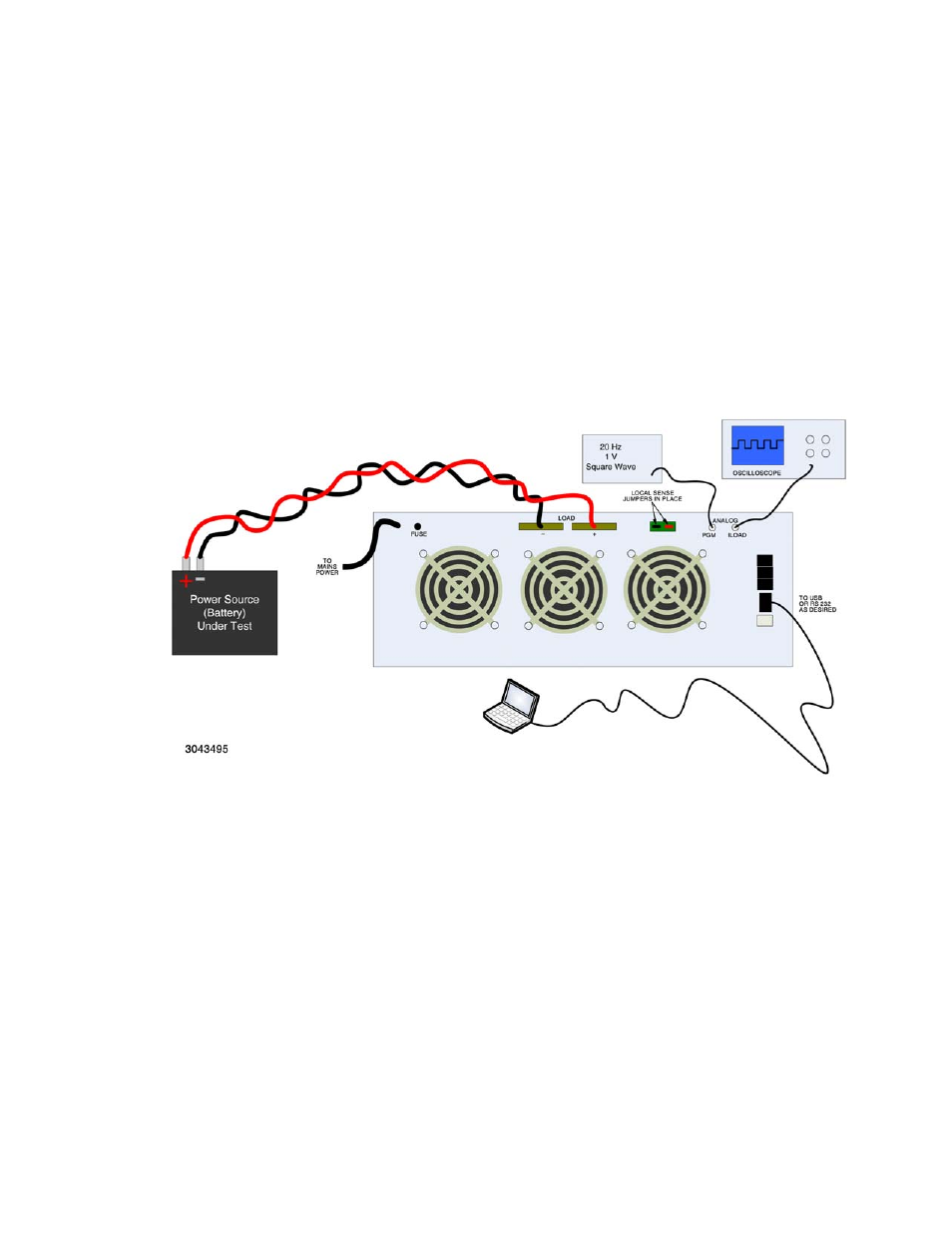1 damping adjustments, Figure 3-5. damping measurement setup, 2 recommended damping adjustment procedure | Damping adjustments -21, Recommended damping adjustment procedure -21, Damping measurement setup -21, R. 3.14.1, R. 3.14.2 | KEPCO EL Series Electronic Load Operator Manual P/N 243-1295 Firmware Version 4.00 to 4.xx User Manual | Page 57 / 92