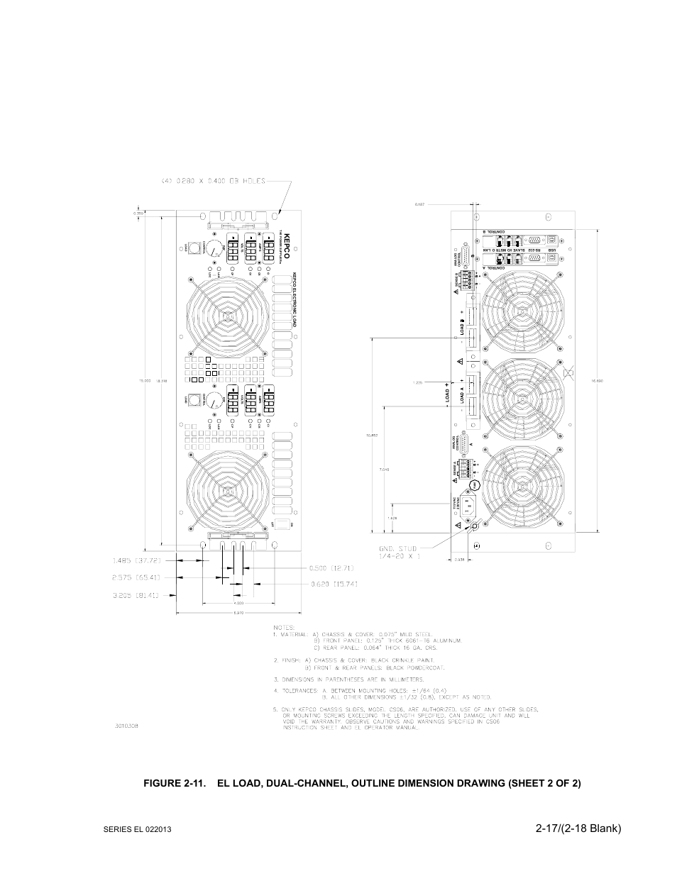 Ke p c o | KEPCO EL Series Electronic Load Operator Manual P/N 243-1295 Firmware Version 3.87 to 3.xx User Manual | Page 35 / 86