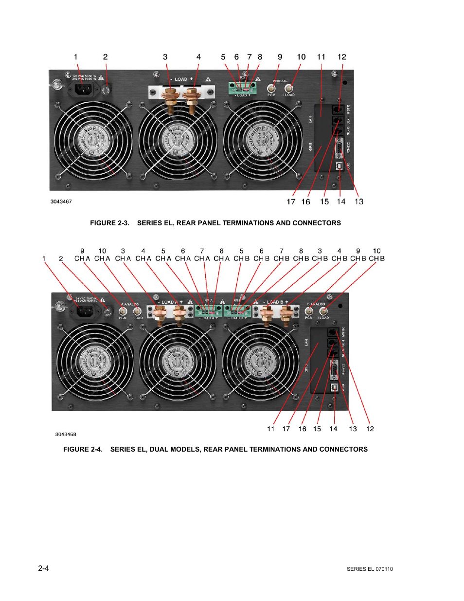 KEPCO EL Series Electronic Load Operator Manual P/N 243-1295 Firmware Version 3.12 (Unit Rev 2) User Manual | Page 22 / 80