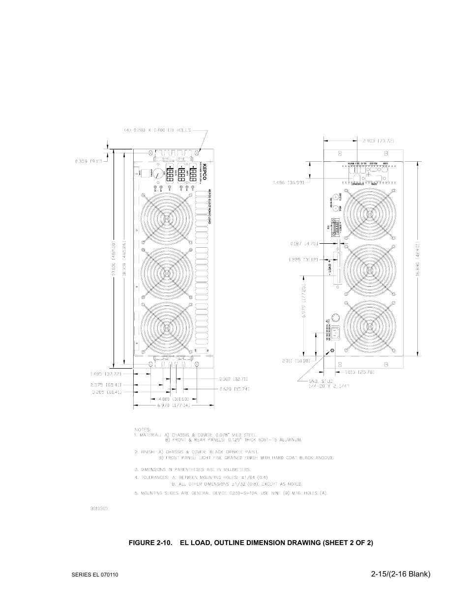 Ke p c o | KEPCO EL Series Electronic Load Operator Manual P/N 243-1295 Firmware Version 3.12 (Unit Rev 2) User Manual | Page 33 / 80