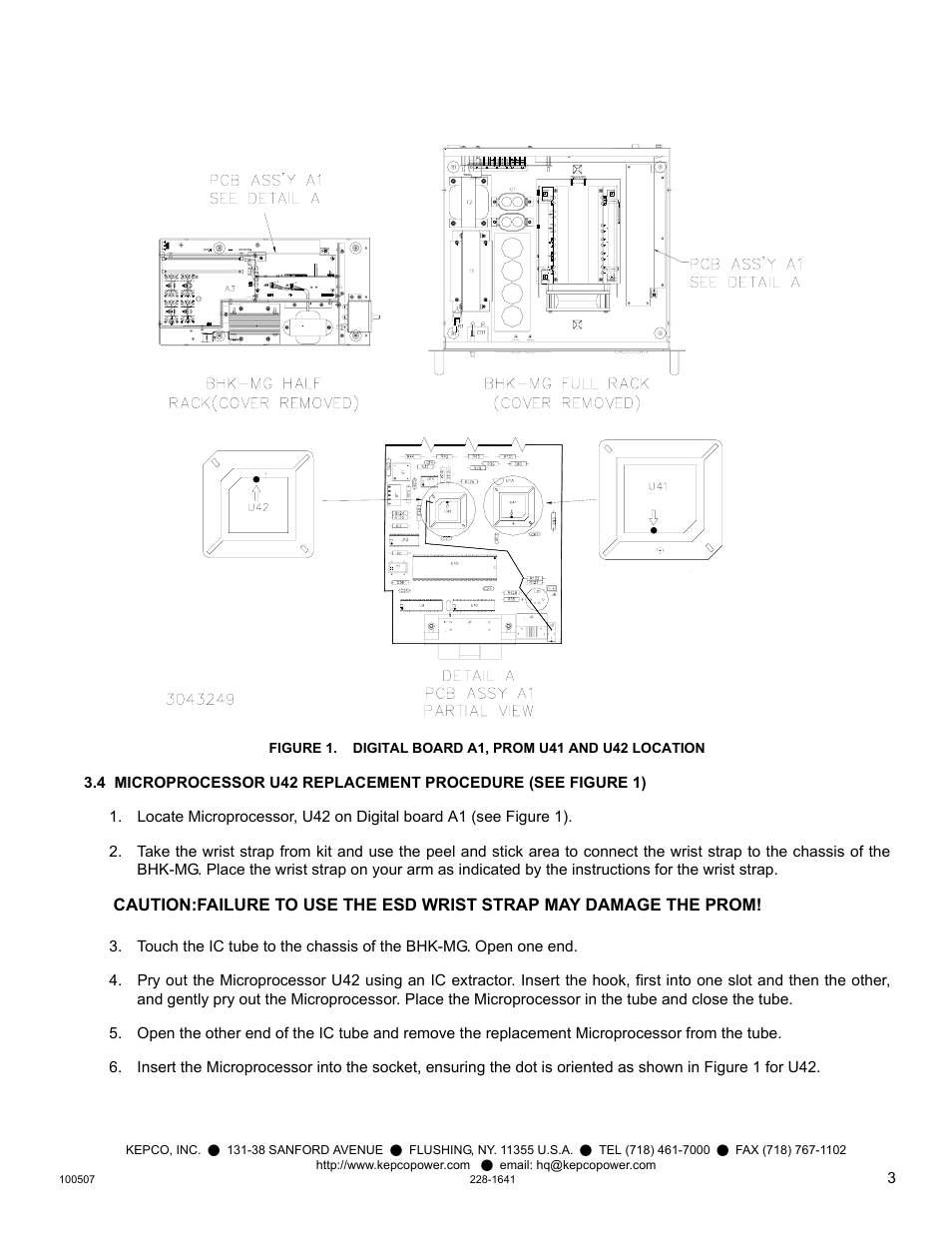 KEPCO KIT 219-0531, BHK-MG Firmware Upgrade User Manual | Page 3 / 4