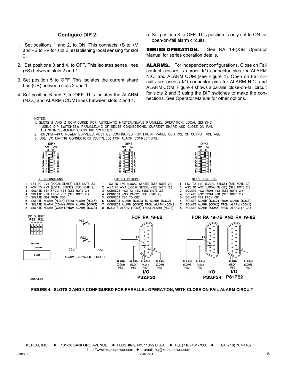 KEPCO RA 19-8B Quick Start Guide User Manual | Page 5 / 6