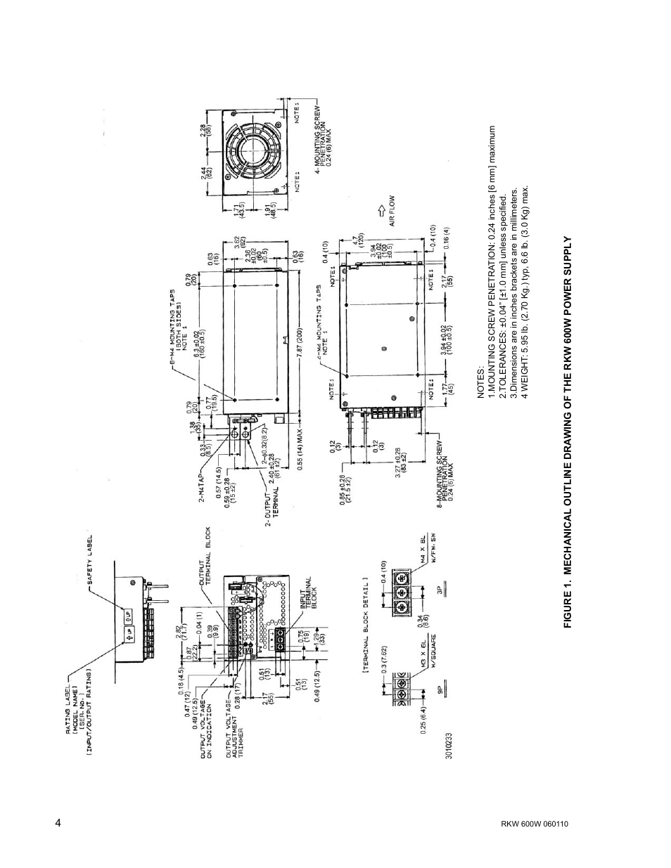 KEPCO RKW 600W Series Operator Manual User Manual | Page 6 / 16