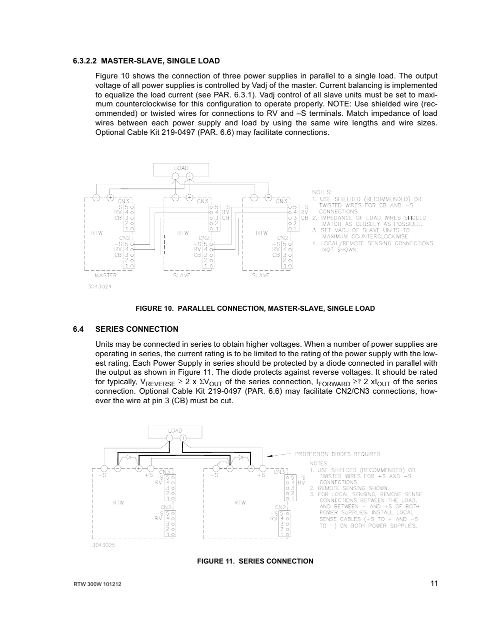 KEPCO RTW 300W User Manual | Page 13 / 16