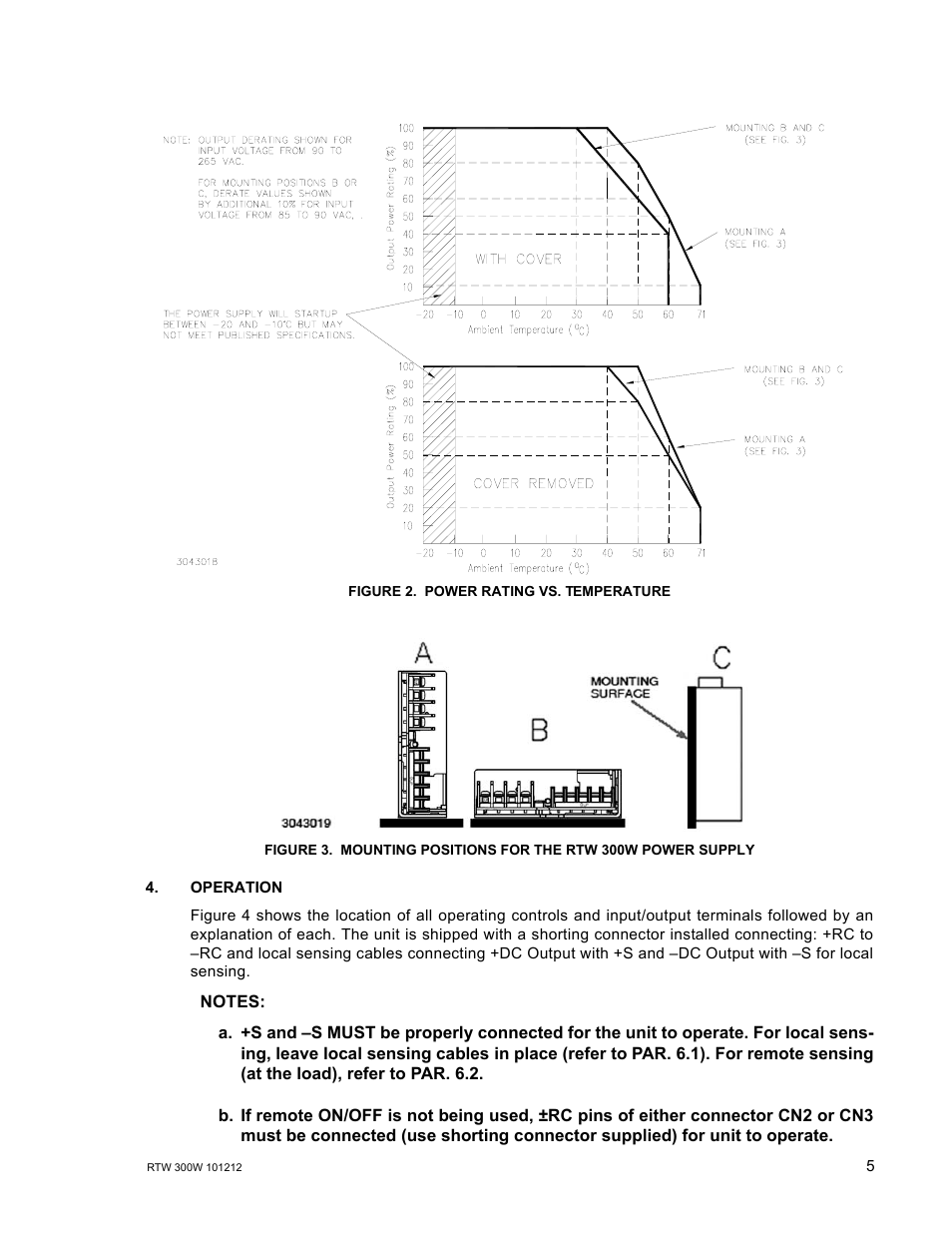 KEPCO RTW 300W User Manual | Page 7 / 16