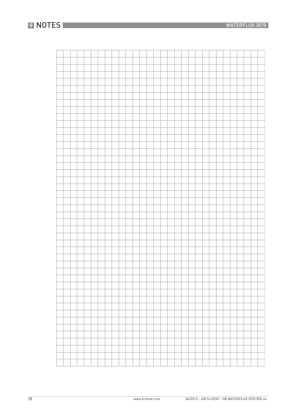 KROHNE WATERFLUX 3070 EN User Manual | Page 78 / 80