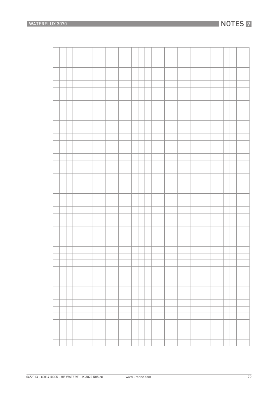 KROHNE WATERFLUX 3070 EN User Manual | Page 79 / 80