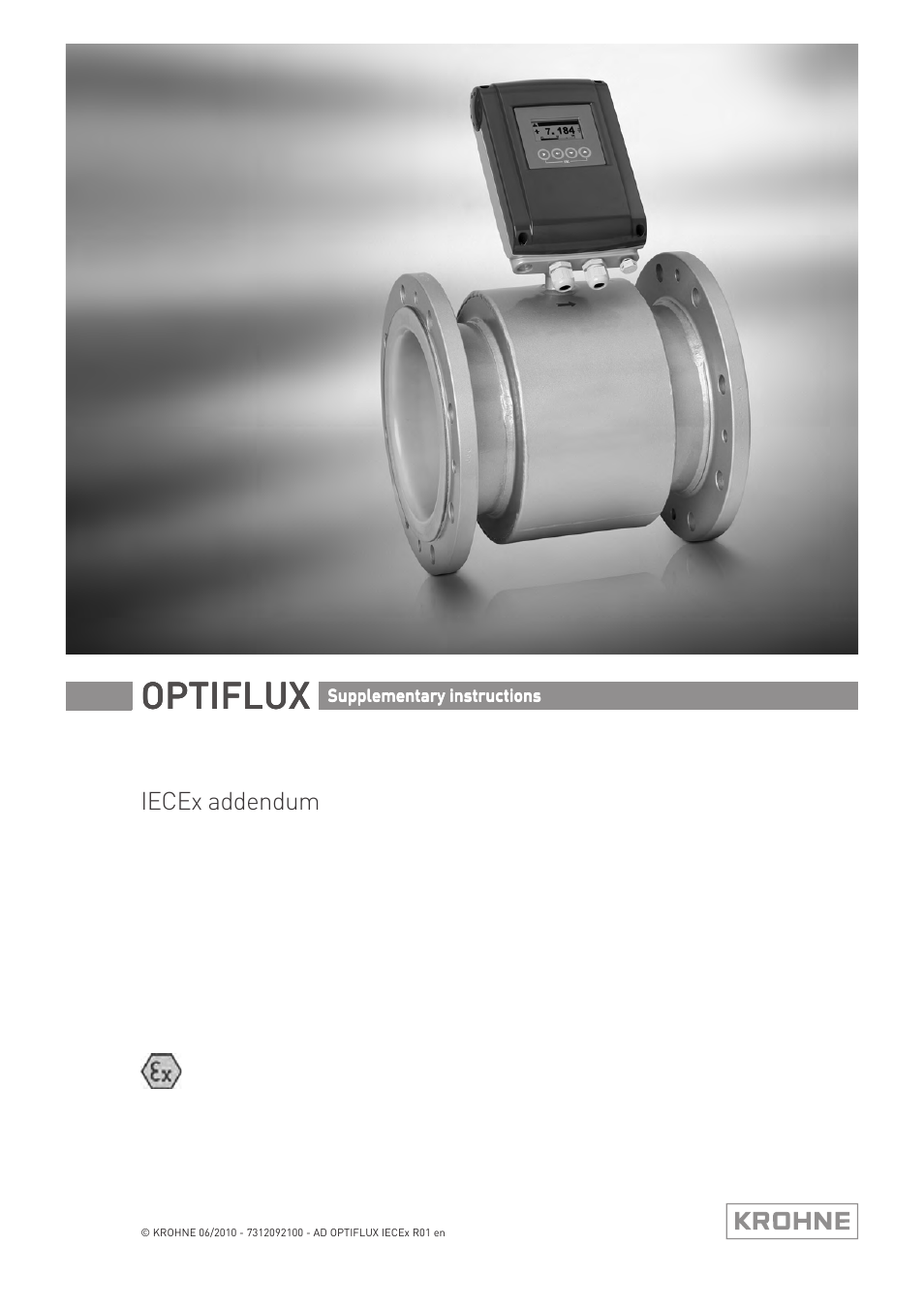 KROHNE OPTIFLUX 2000-4000 IECEx EN User Manual | 16 pages