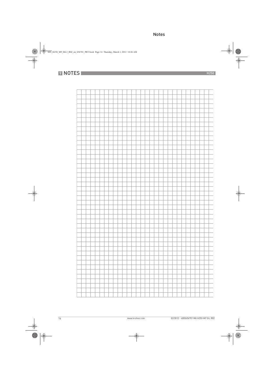 KROHNE H250 M9 Safet V1 EN User Manual | Page 14 / 16