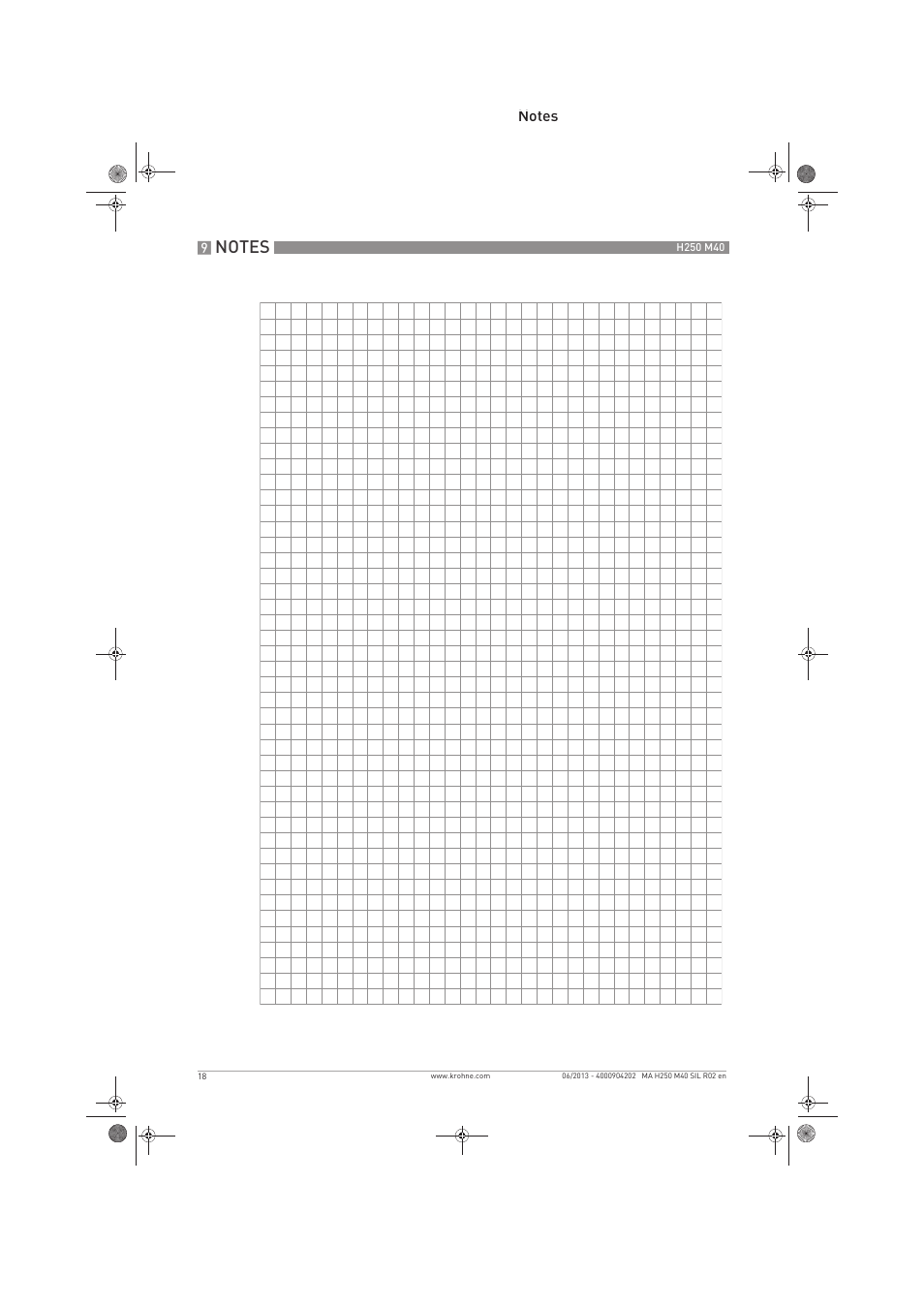 KROHNE H250 M40 Safety V2 EN User Manual | Page 18 / 20