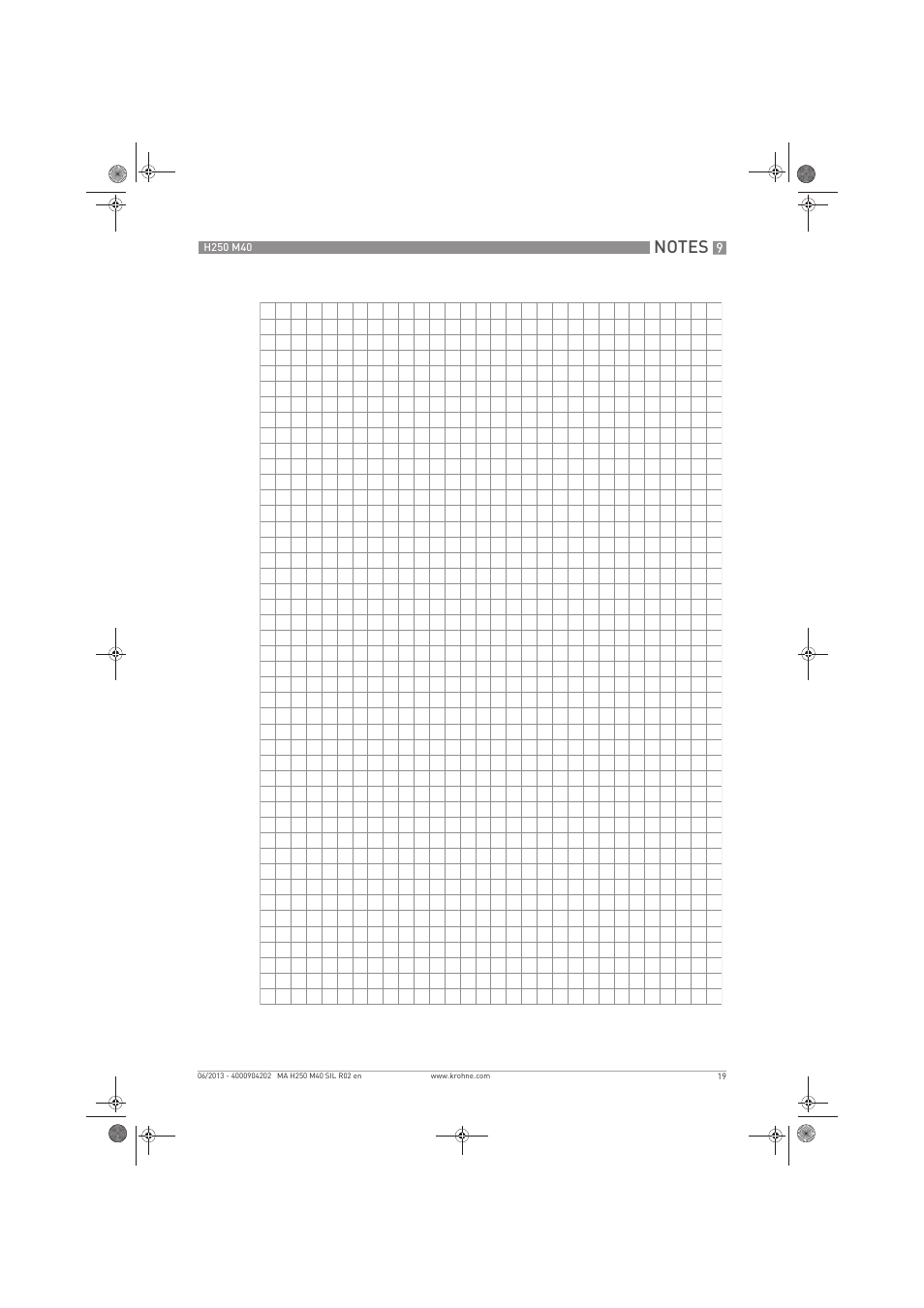 KROHNE H250 M40 Safety V2 EN User Manual | Page 19 / 20