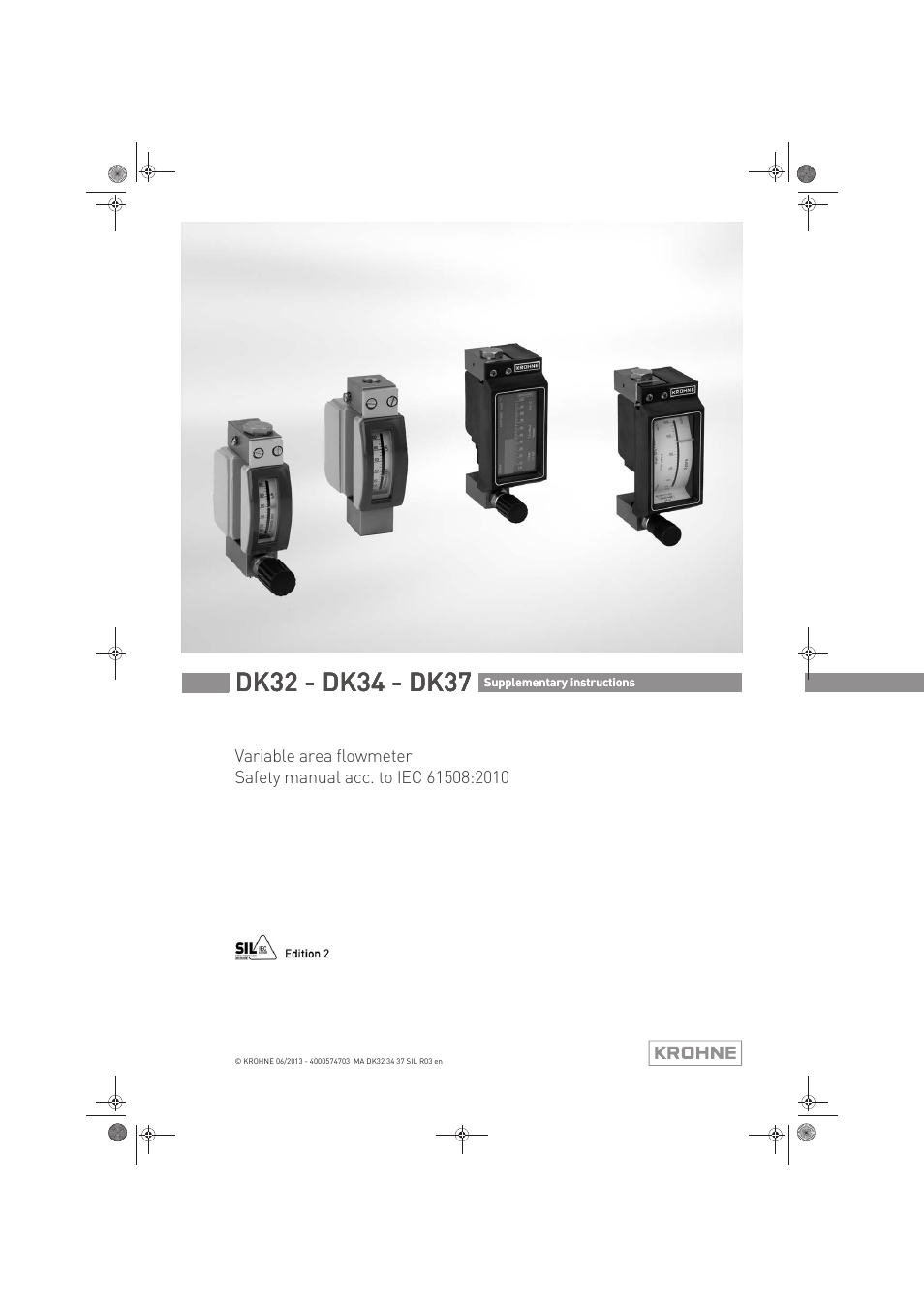 KROHNE DK 32-DK 34-DK 37 Safety V2 EN User Manual | 20 pages