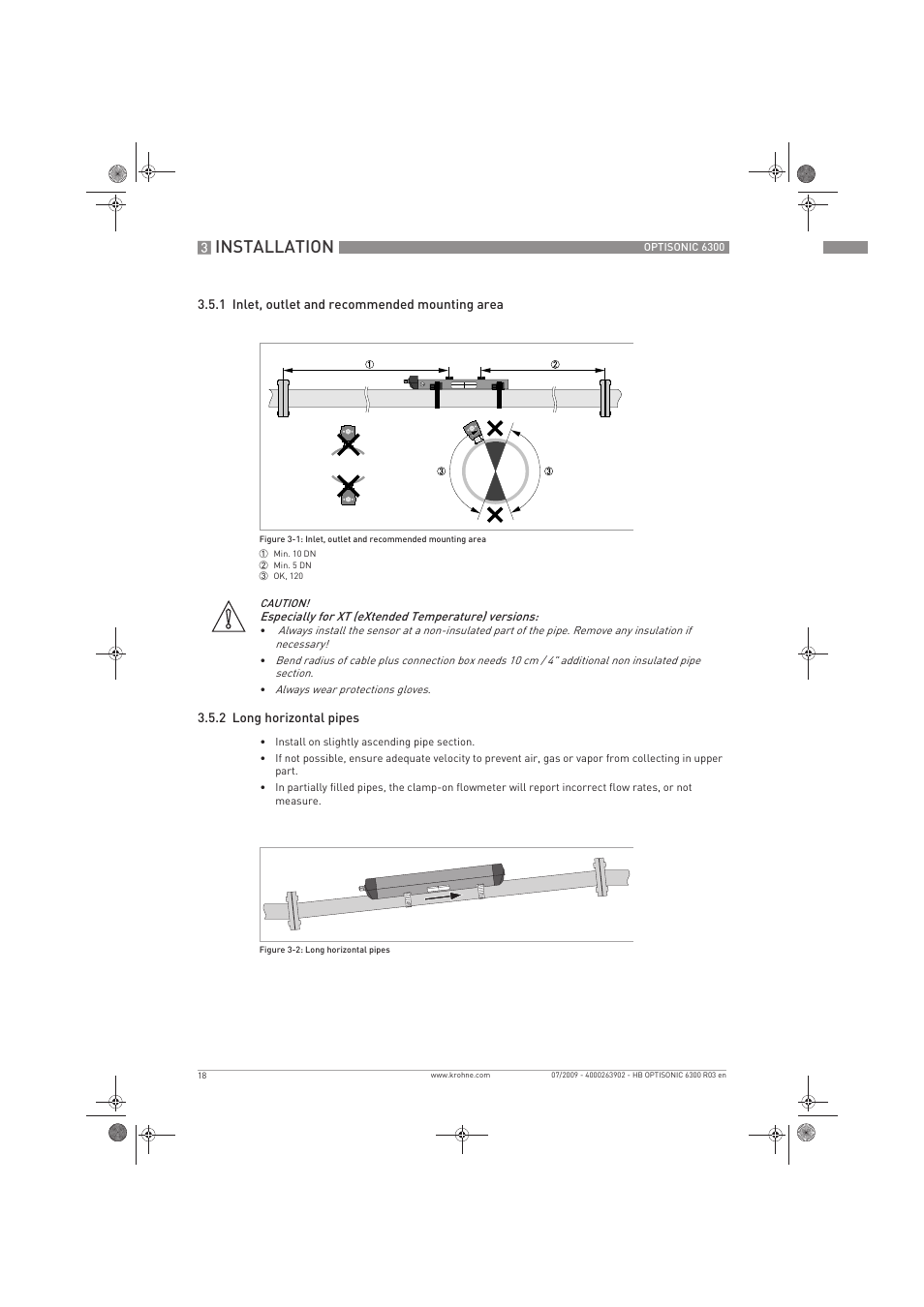 Installation | KROHNE OPTISONIC 6300 EN User Manual | Page 18 / 120