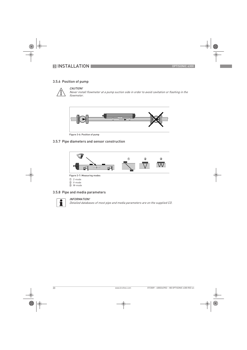 Installation | KROHNE OPTISONIC 6300 EN User Manual | Page 20 / 120