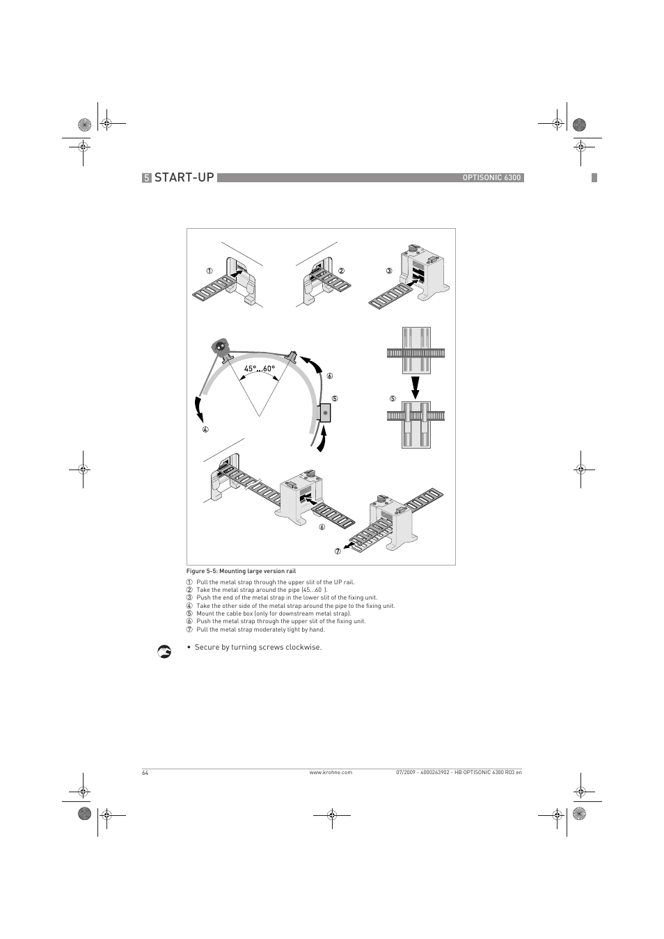 Start-up | KROHNE OPTISONIC 6300 EN User Manual | Page 64 / 120