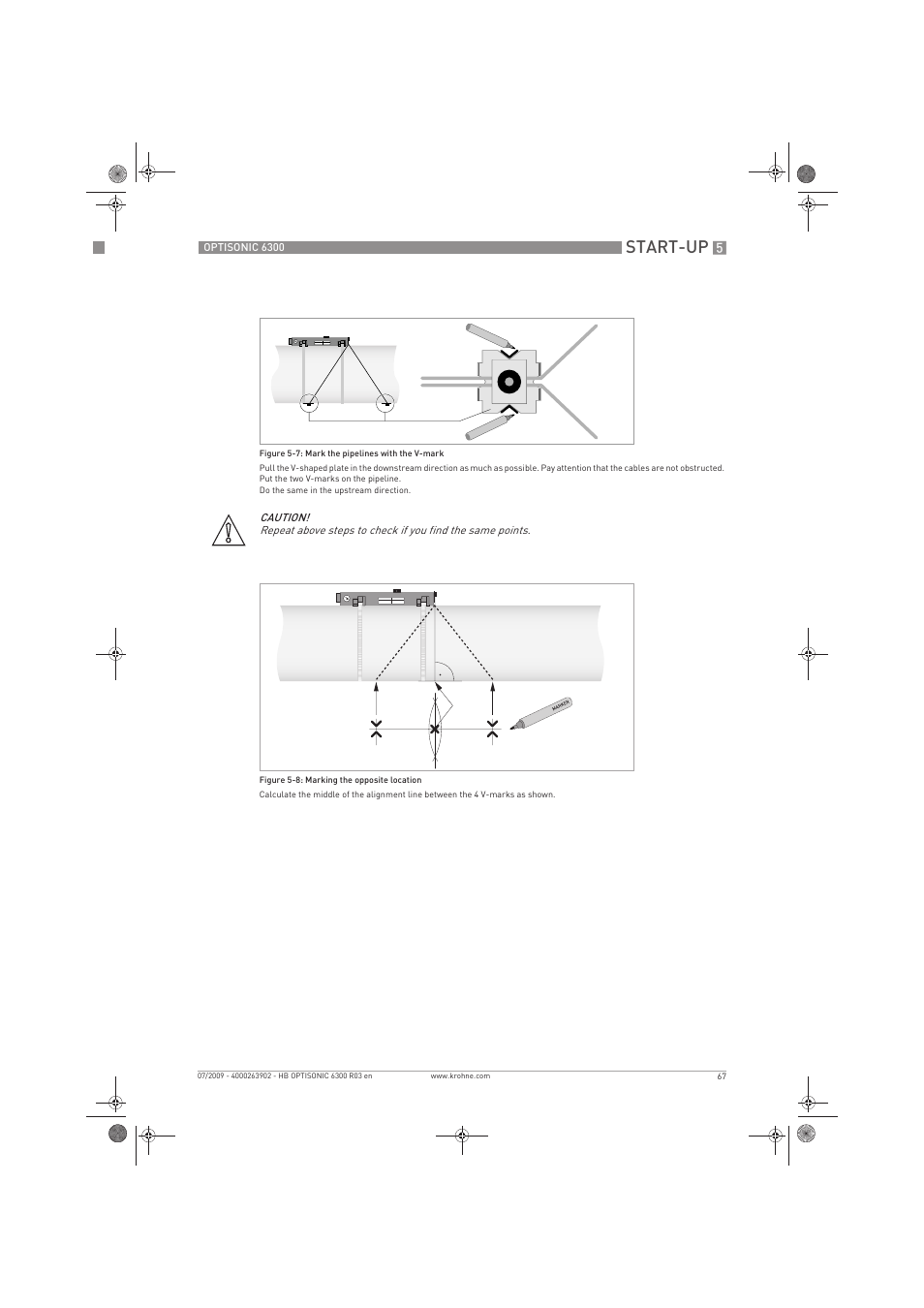 Start-up | KROHNE OPTISONIC 6300 EN User Manual | Page 67 / 120