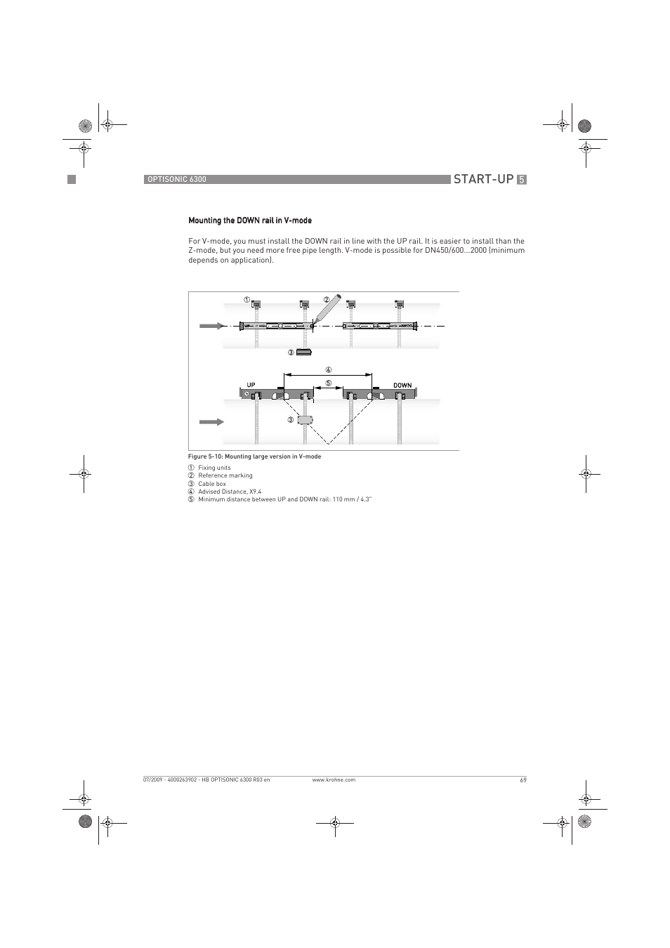 Start-up | KROHNE OPTISONIC 6300 EN User Manual | Page 69 / 120