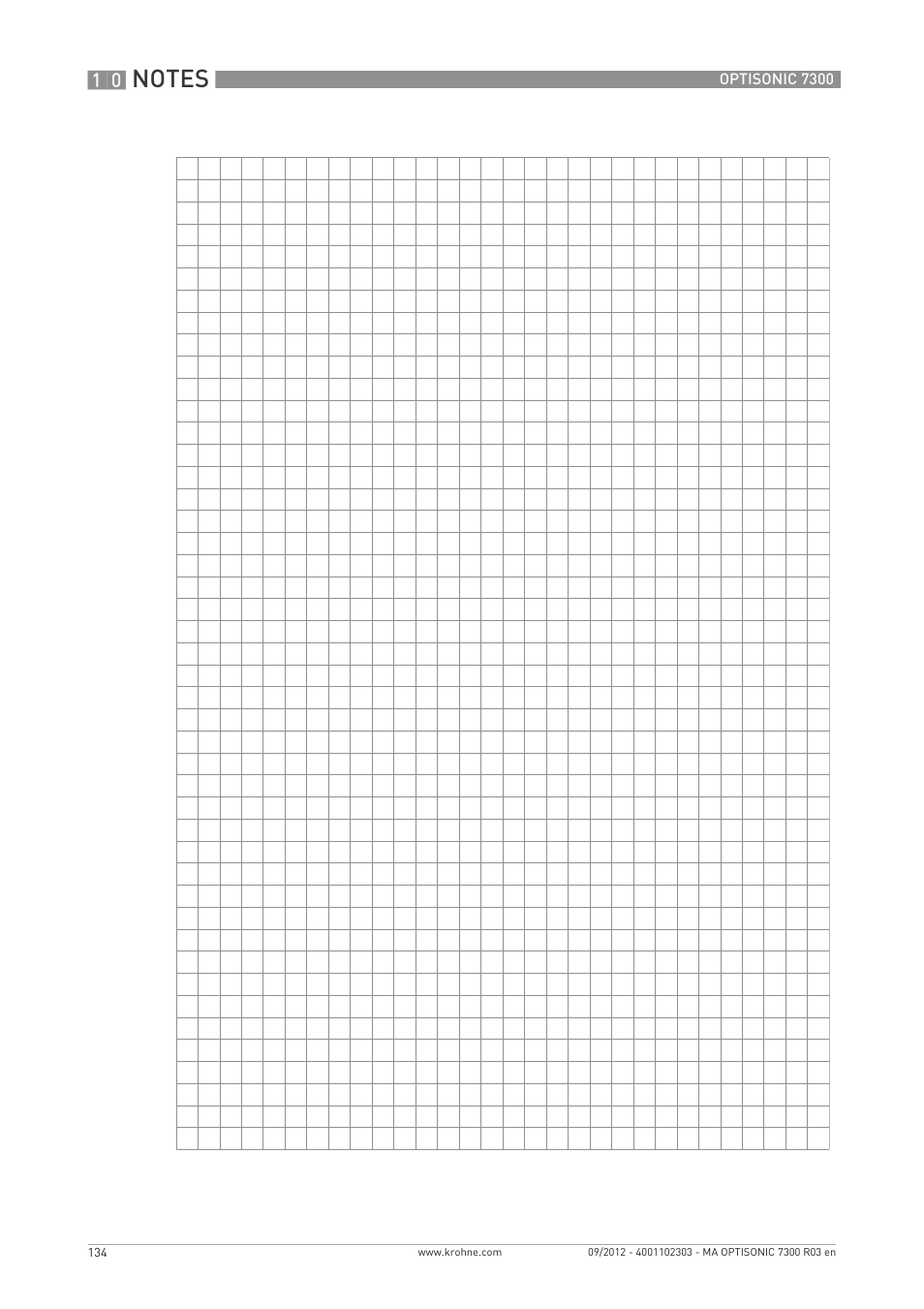 KROHNE OPTISONIC 7300 EN User Manual | Page 134 / 136