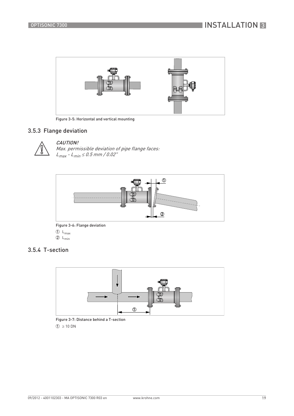 Installation | KROHNE OPTISONIC 7300 EN User Manual | Page 19 / 136