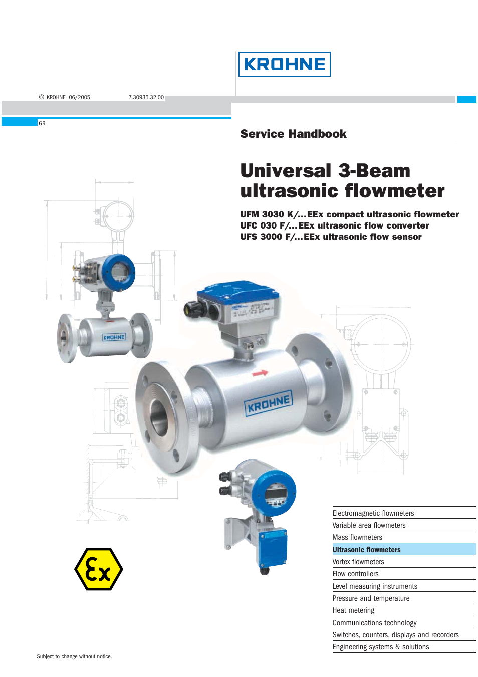 KROHNE UFM 3030 Service EN User Manual | 48 pages