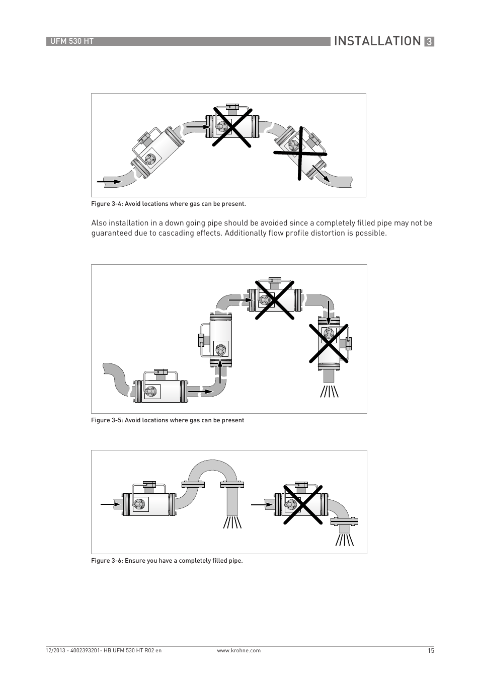 Installation | KROHNE UFM 530 HT EN User Manual | Page 15 / 68