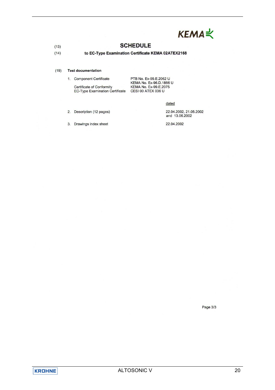 KROHNE ALTOSONIC V EEx EN User Manual | Page 24 / 28