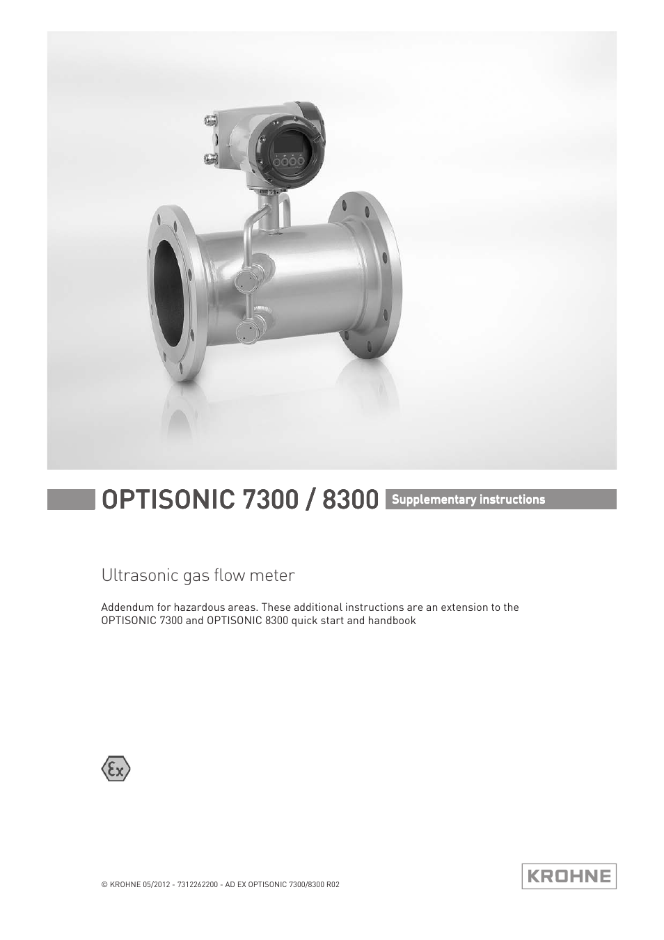 KROHNE OPTISONIC 7300 Ex EN User Manual | 36 pages
