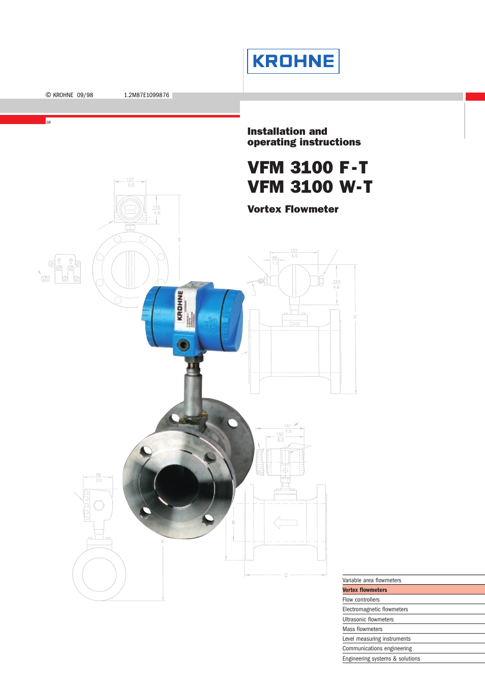 KROHNE VFM 3100 EN User Manual | 61 pages