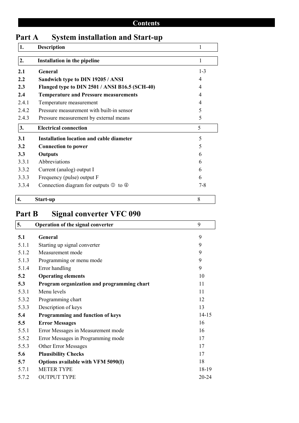 KROHNE VFM 5090 EN User Manual | Page 2 / 81