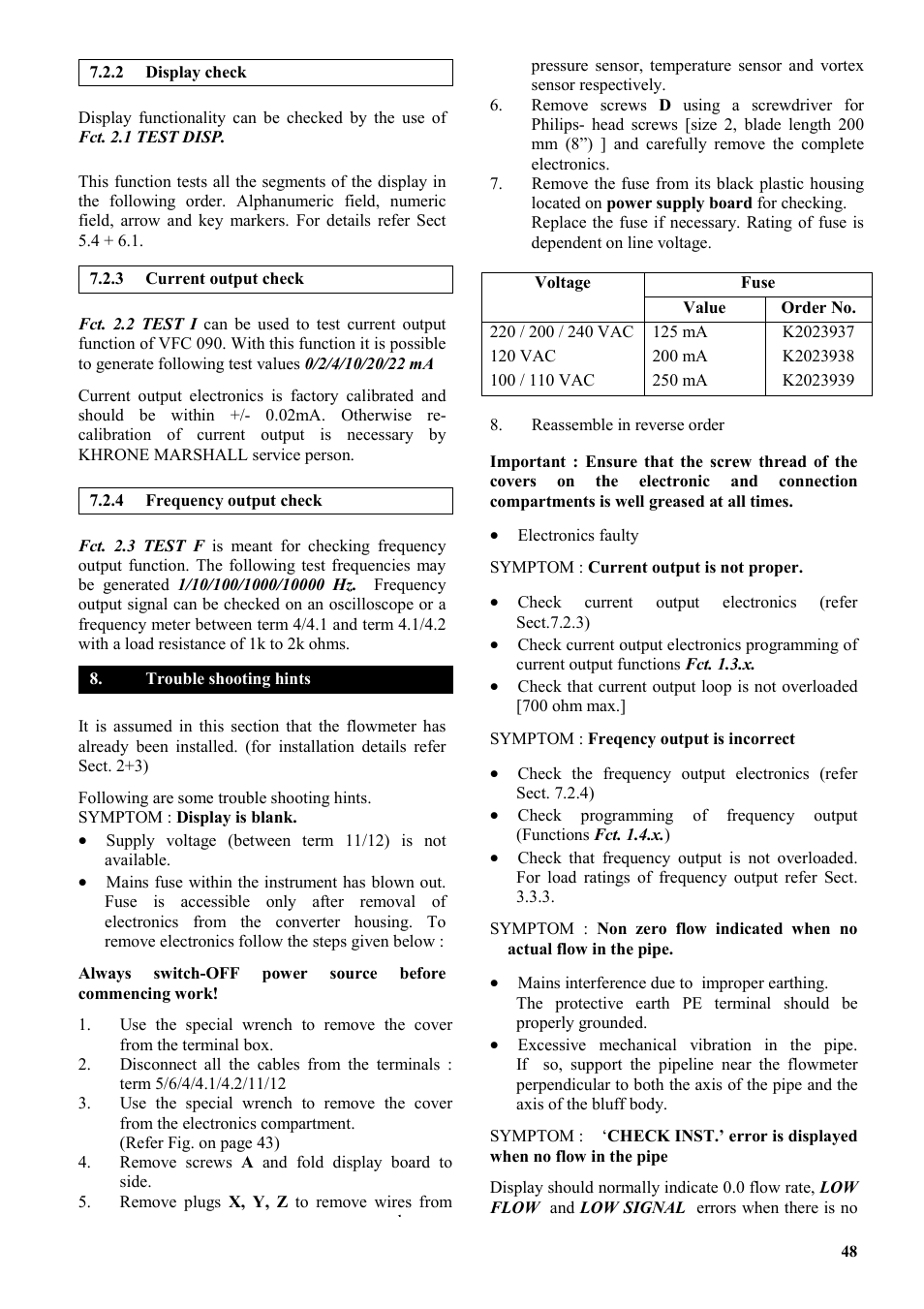 KROHNE VFM 5090 EN User Manual | Page 51 / 81