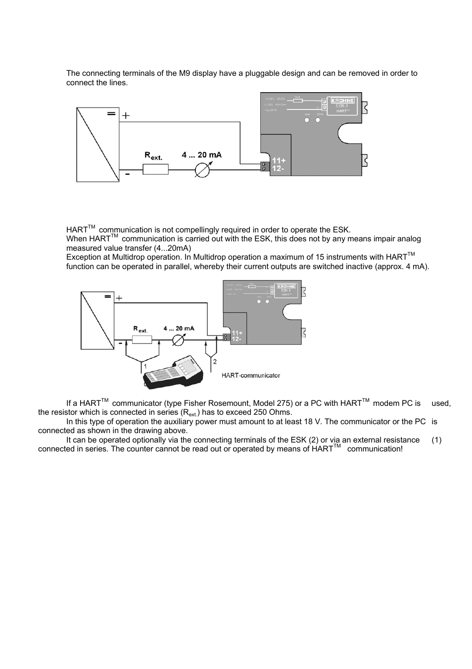 KROHNE DA Flap-type EN User Manual | Page 14 / 20