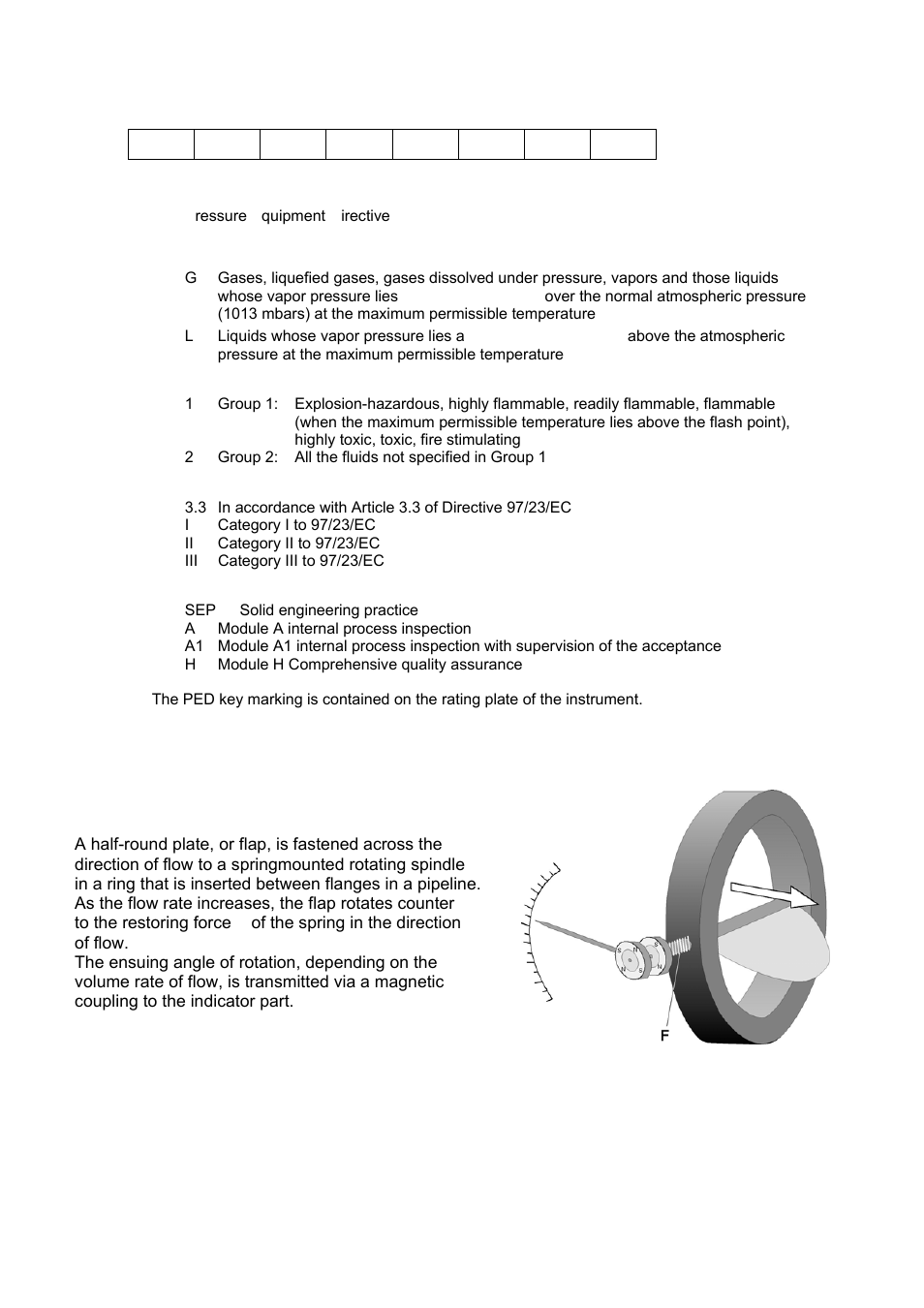 KROHNE DA Flap-type EN User Manual | Page 5 / 20