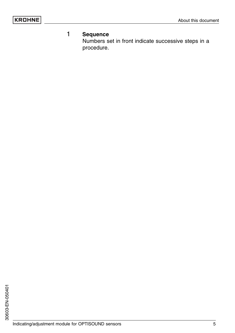 KROHNE OPTISOUND 3000 Series EN User Manual | Page 5 / 32