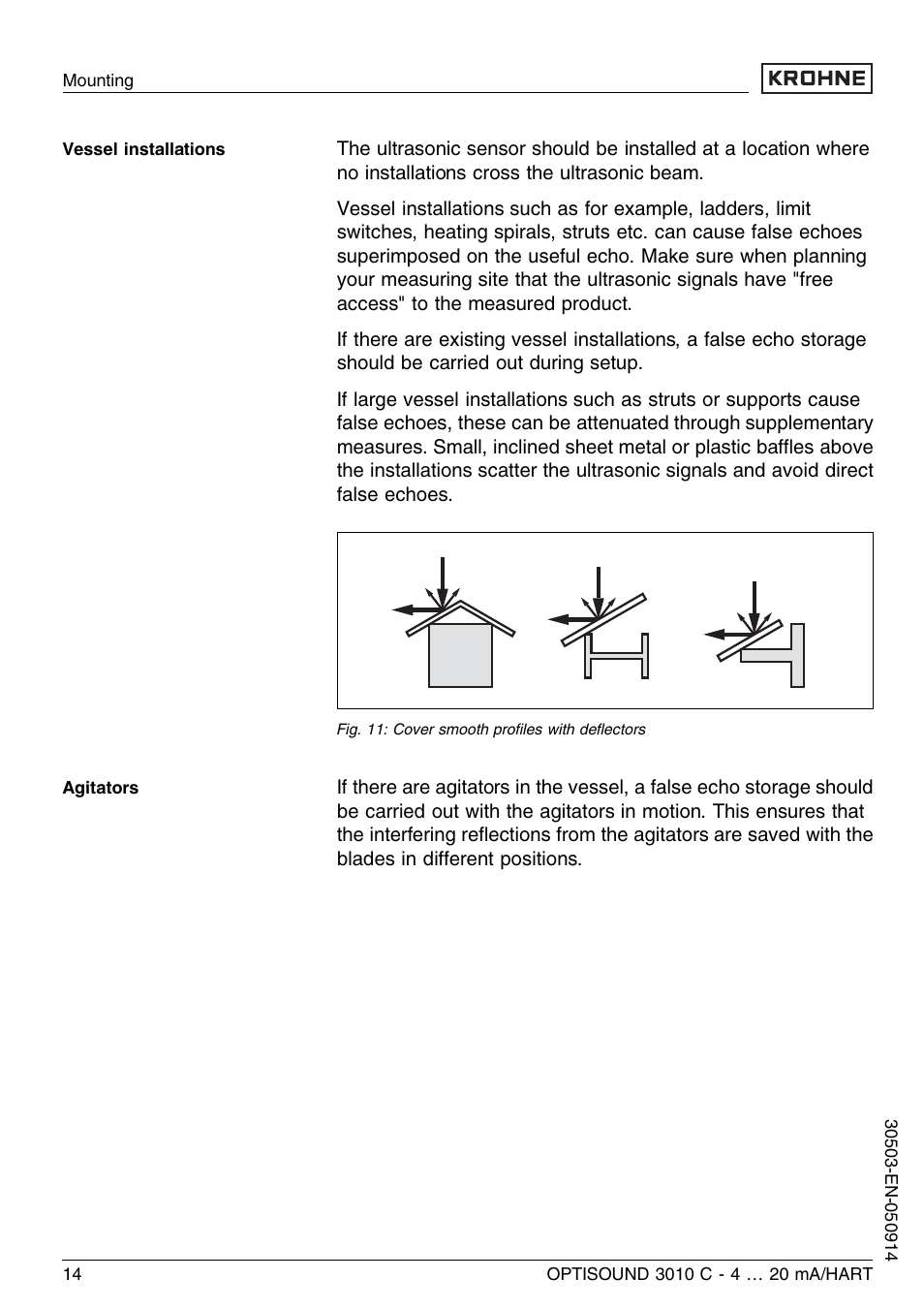 KROHNE OPTISOUND 3010C 2wire EN User Manual | Page 14 / 48