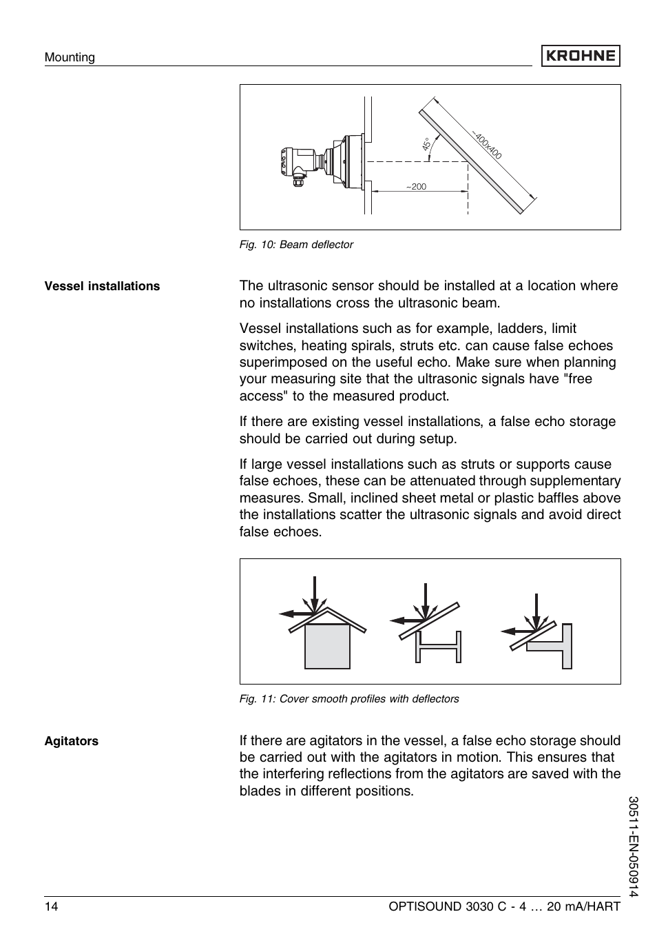 KROHNE OPTISOUND 3030C 2wire EN User Manual | Page 14 / 48