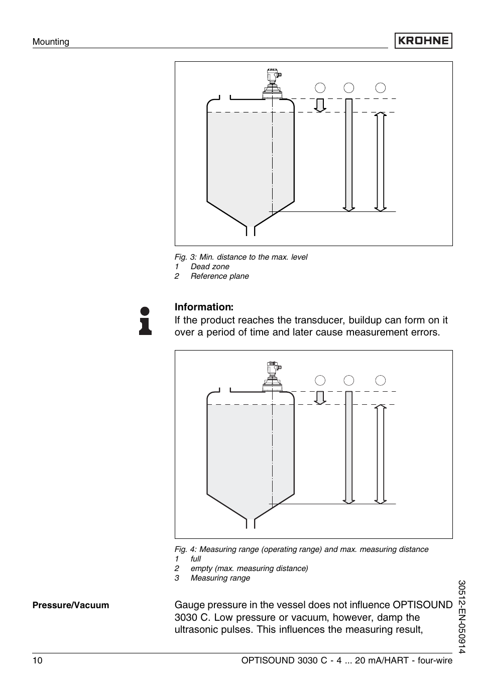 KROHNE OPTISOUND 3030C 4wire EN User Manual | Page 10 / 44