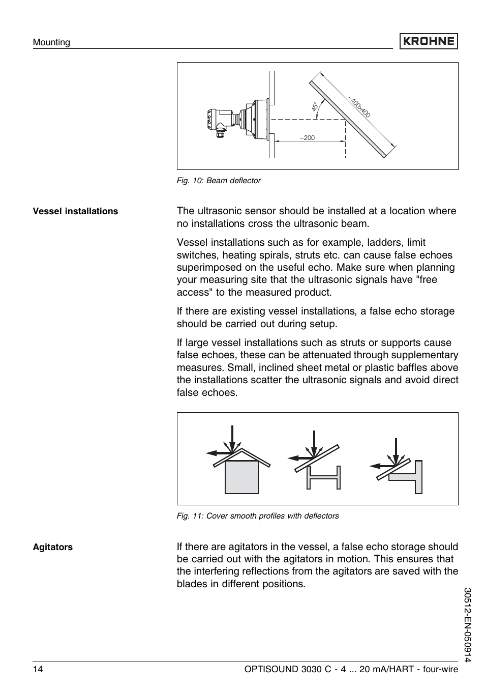 KROHNE OPTISOUND 3030C 4wire EN User Manual | Page 14 / 44