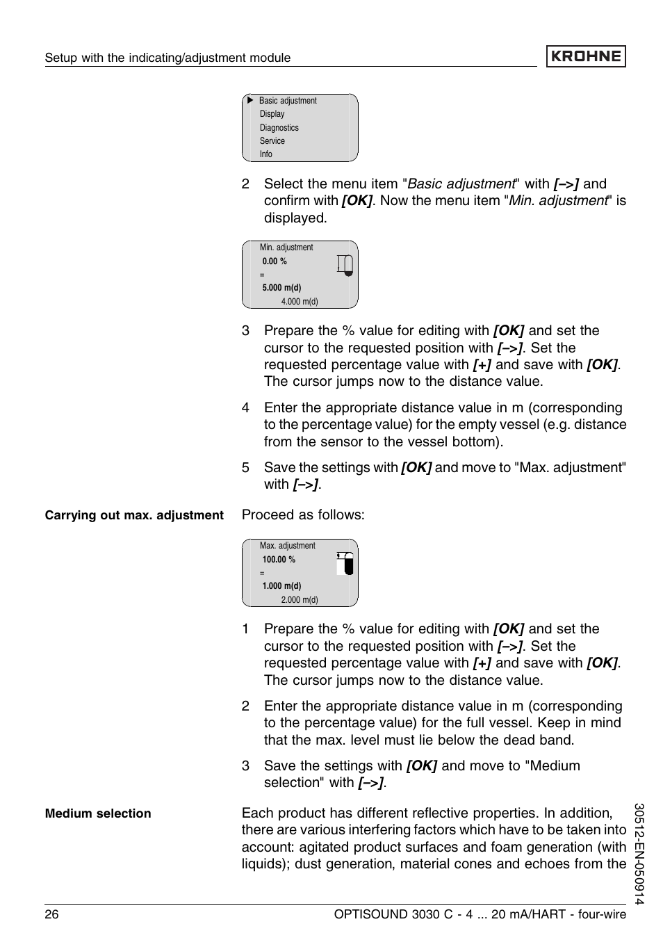 KROHNE OPTISOUND 3030C 4wire EN User Manual | Page 26 / 44