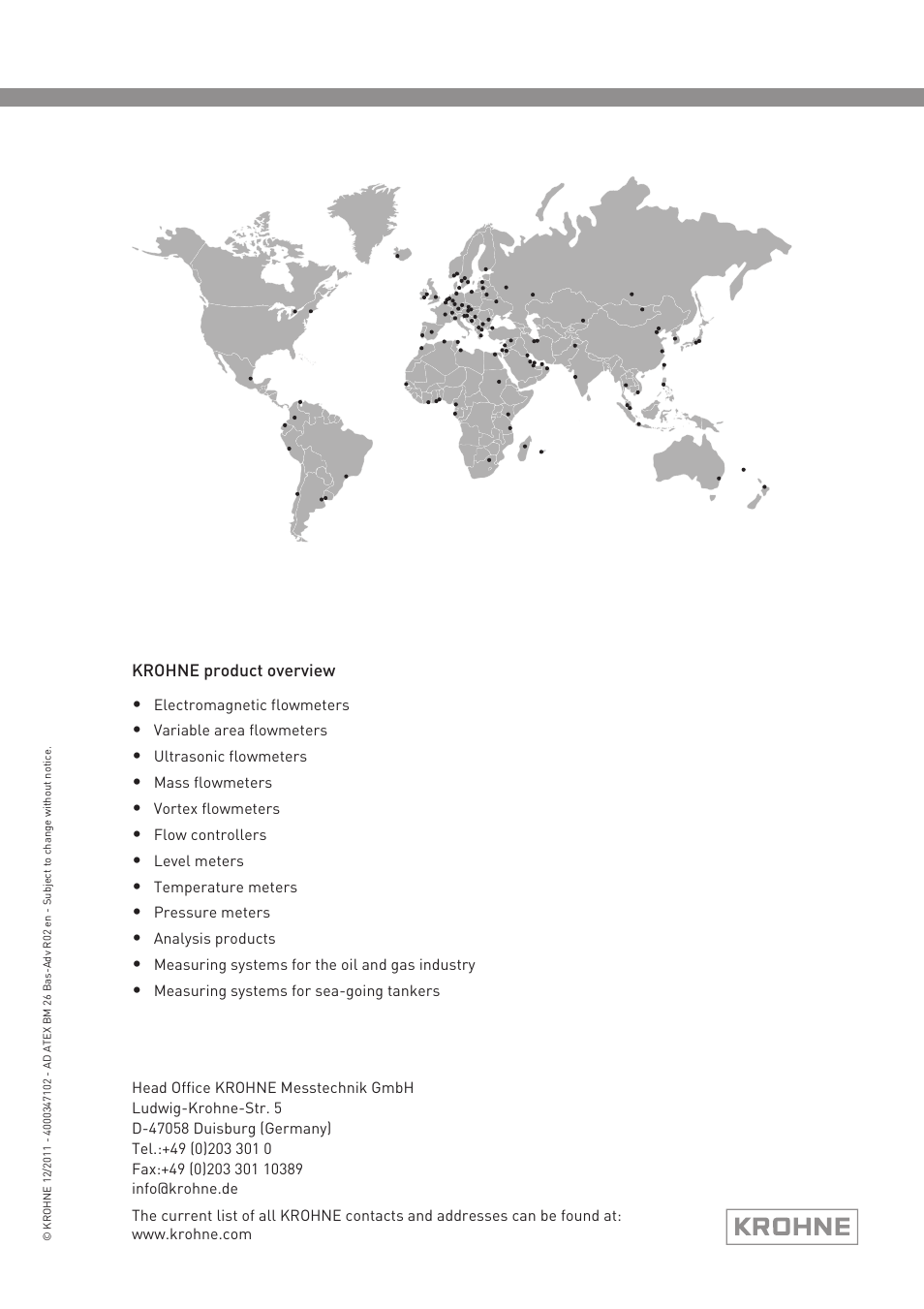 KROHNE BM 26 BASIC-ADVANCED ATEX EN User Manual | Page 32 / 32