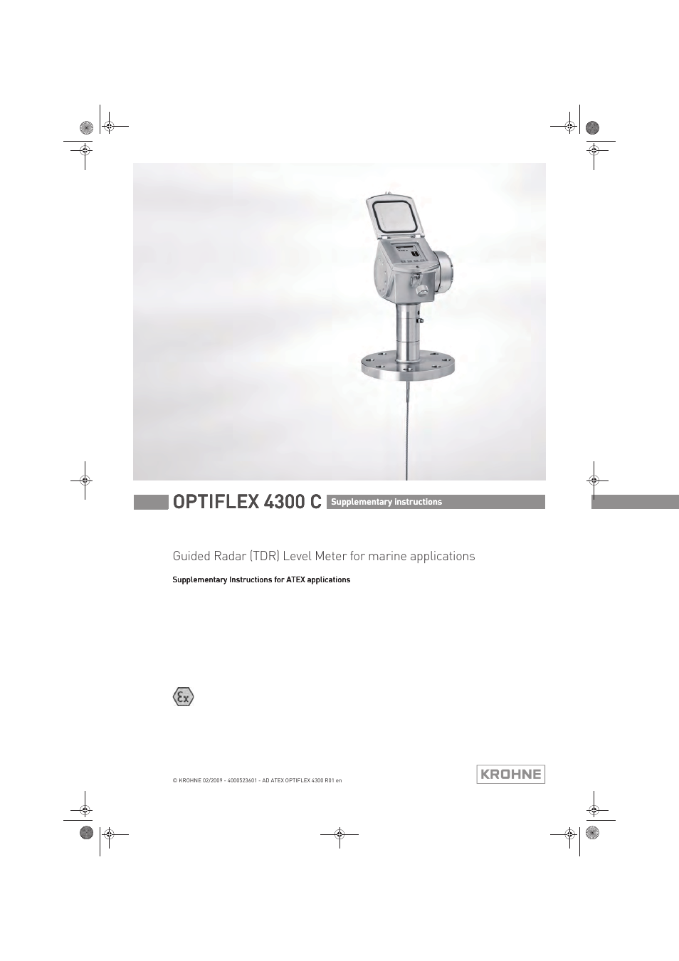 KROHNE OPTIFLEX 4300C ATEX EN User Manual | 28 pages
