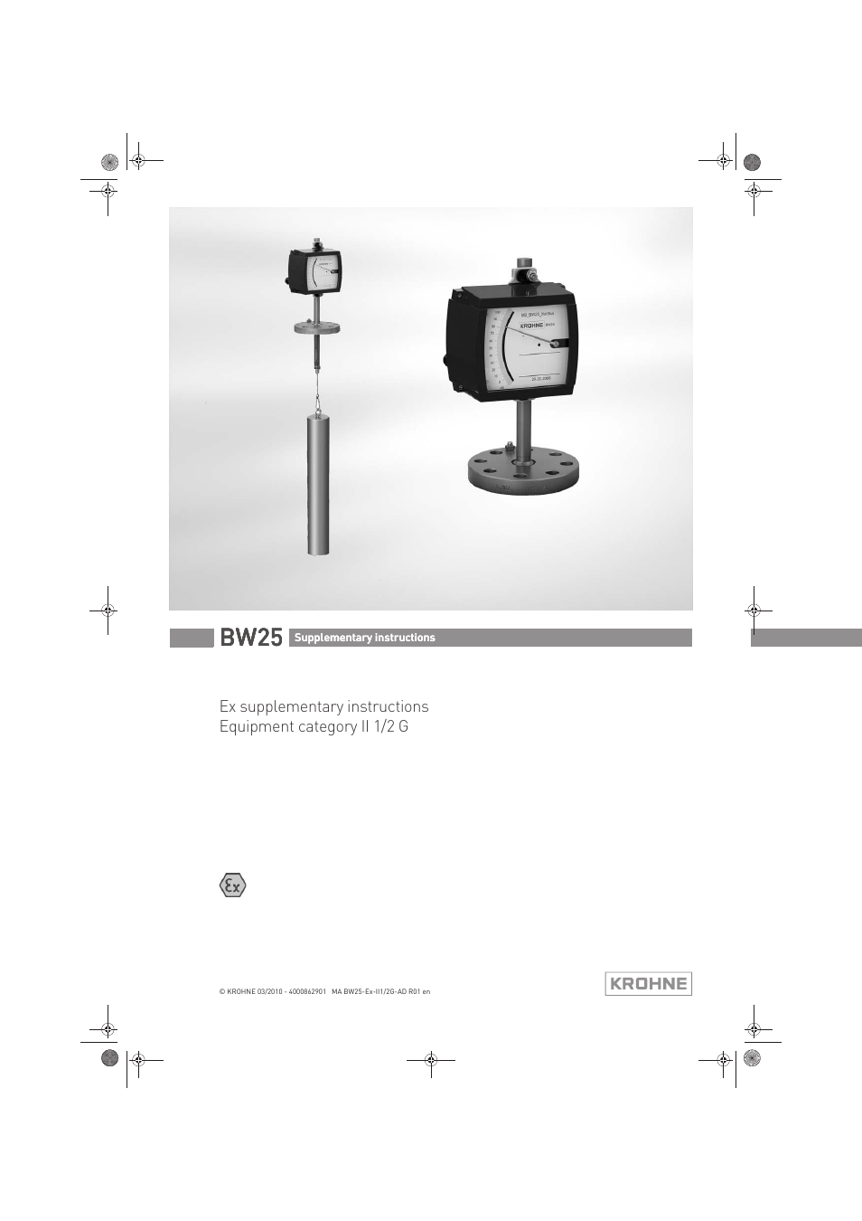 KROHNE BW 25 Ex II 1-2 G EN User Manual | 24 pages